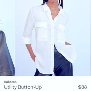Aritzia Babaton Utility Shirt
